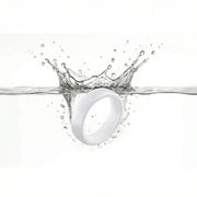 Anello in ceramica lucida - Bianco